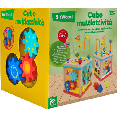 GLOBO CUBO MULTIATTIVITA` LEGNO ART.39939 GLOBO CUBO MULTIATTIVITA` LEGNO ART.39939