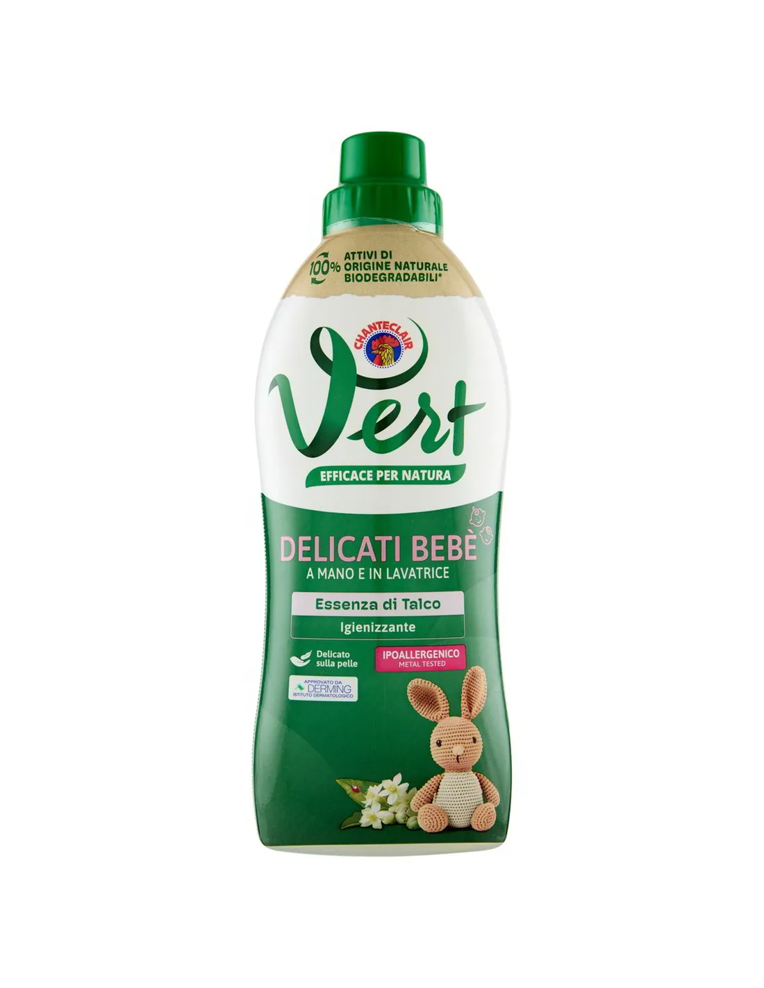 Chanteclair vert bebe capi delicati talco ml.750