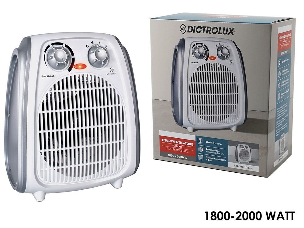 Termoventilatore 2000w bianco 585704