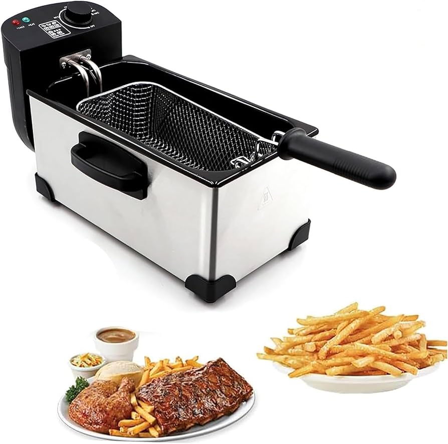 FRIGGITRICE ACCIAIO LT.3 2000W FRY COOK FRIGGITRICE ACCIAIO LT.3 2000W FRY COOK