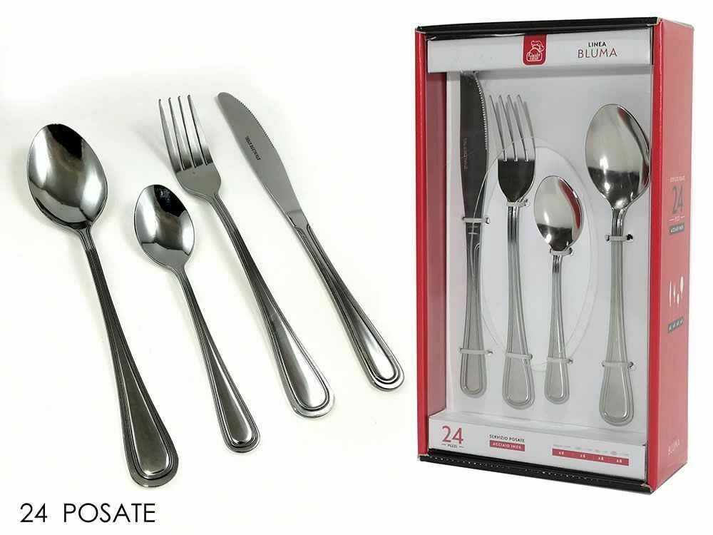SET POSATE BLUMA ACCIAIO PZ.24 SET POSATE BLUMA ACCIAIO PZ.24