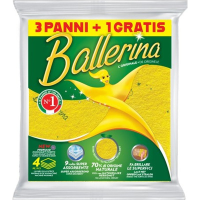Ballerina panno multiuso pz.3 piu 1 gratis