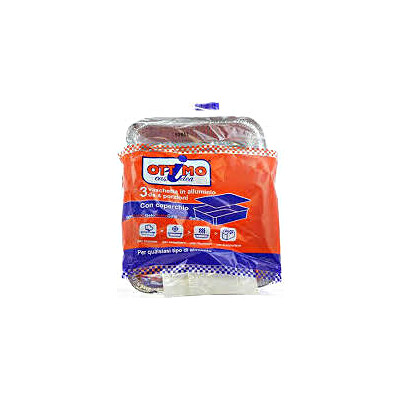 VASCHETTE ALLUM. 4PORZ.CON COPERCHIO PZ.3 VASCHETTE ALLUM. 4PORZ.CON COPERCHIO PZ.3