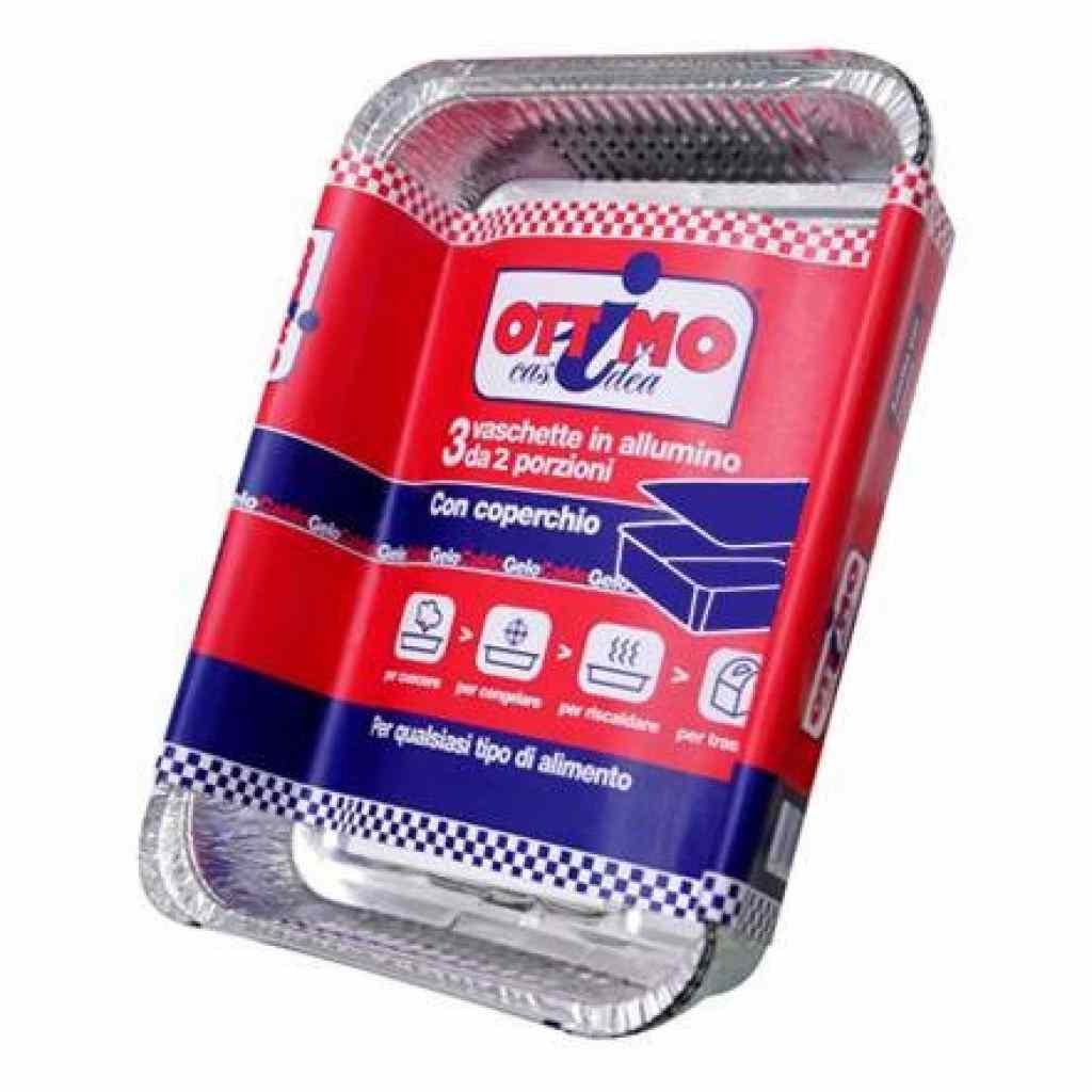 OTTIMO VASCHETTE ALLUM.C/COPER. 5PORZIONI PZ.2 OTTIMO VASCHETTE ALLUM.C/COPER. 5PORZIONI PZ.2