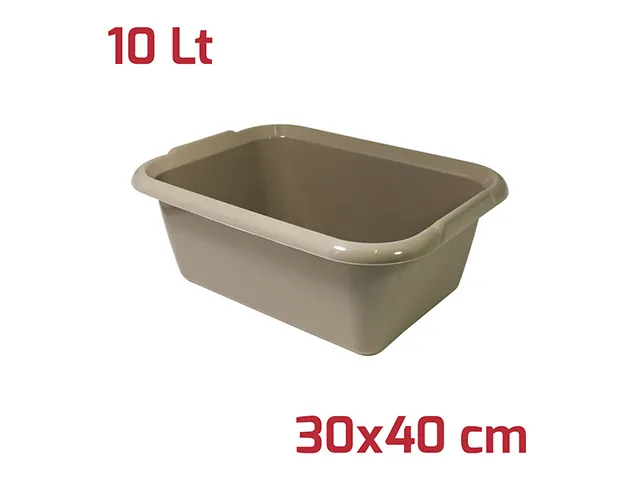Reca bacinella isi rettangolare cm.30x40 mocha 10l