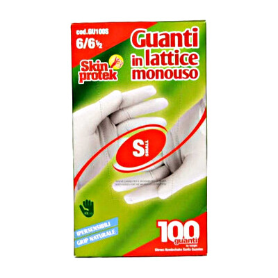 SKIN PROTEK GUANTI LATTICE TG.S PZ.100 SKIN PROTEK GUANTI LATTICE TG.S PZ.100