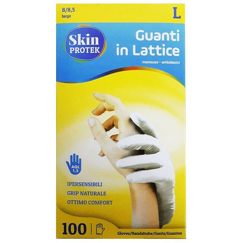 SKIN PROTEK GUANTI LATTICE TG.L PZ.100