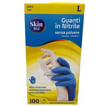 SMILEX GUANTI NITRILE BLU TG.L PZ.100 SMILEX GUANTI NITRILE BLU TG.L PZ.100