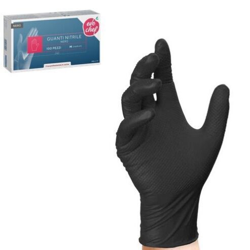 SMILEX GUANTI NITRILE NERO TG.S PZ.100 SMILEX GUANTI NITRILE NERO TG.S PZ.100