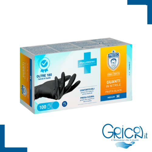 SMILEX GUANTI NITRILE NERO TG.XL PZ.100 SMILEX GUANTI NITRILE NERO TG.XL PZ.100