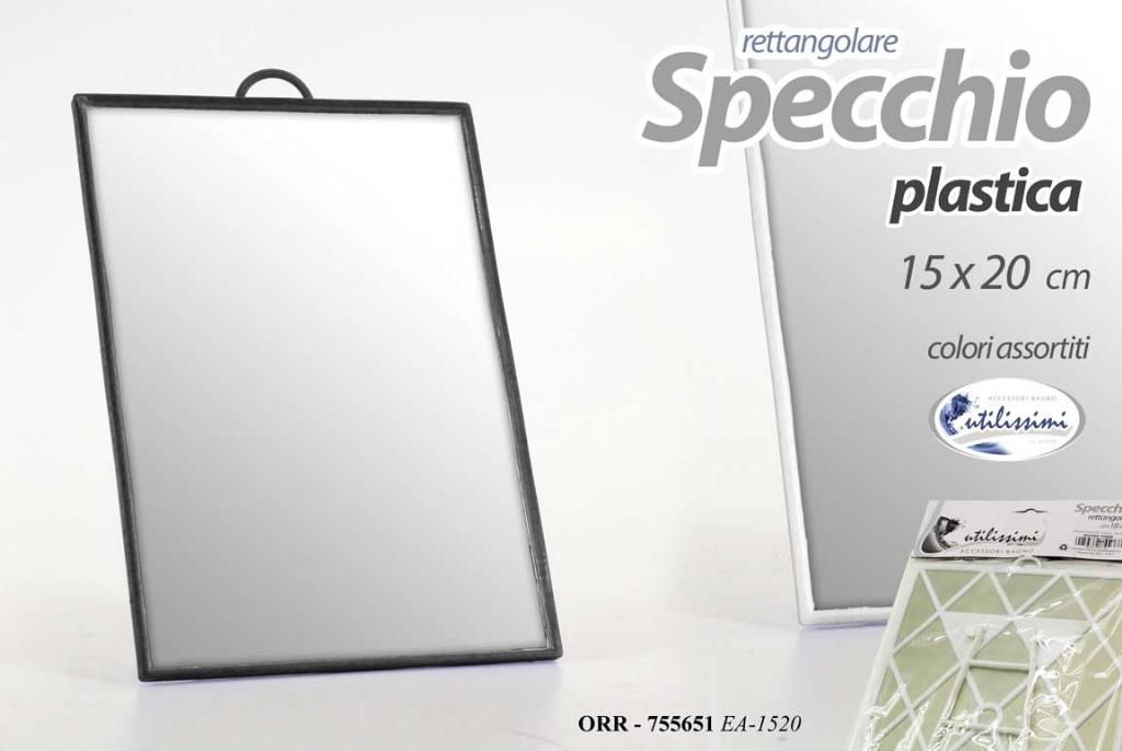 SPECCHIO PLASTICA ASSORT.CM.20X14 SPECCHIO PLASTICA ASSORT.CM.20X14
