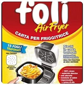 FOLI FOGLI FRIGGITRICE CM.20X20 PZ.15