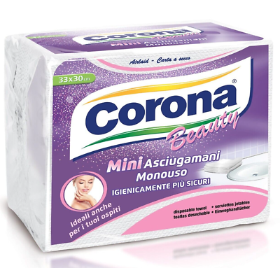 CORONA ASCIUGAMANI BEAUTY CM.33X30 PZ.50 CORONA ASCIUGAMANI BEAUTY CM.33X30 PZ.50