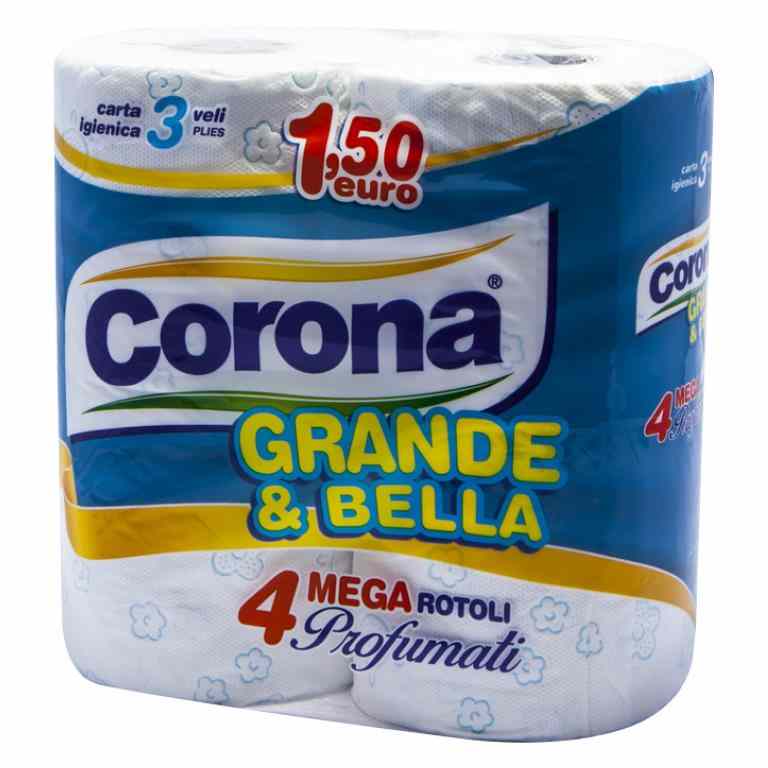 CORONA IGIENICA GRANDE E BELLA 3V PZ.4