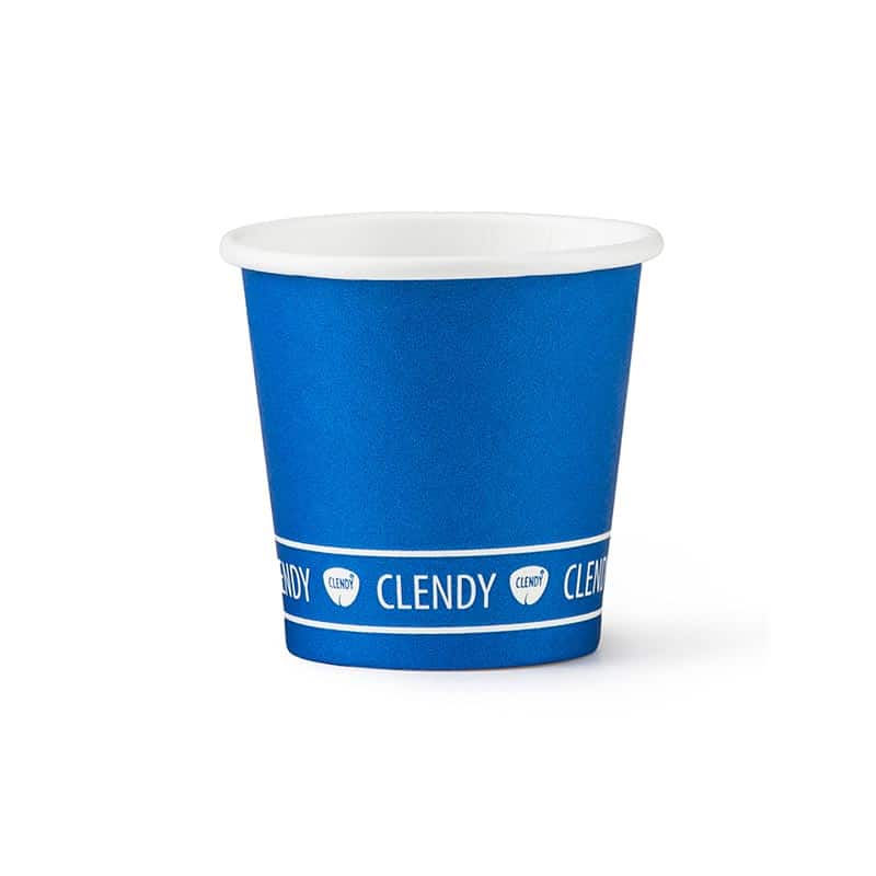 Clendy bicchiere carta blu cc.75 pz.50