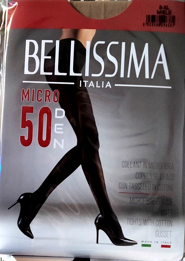 Bellissima 50den microfibra miele tg.xl