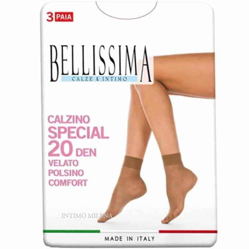 BELLISSIMA CALZINO VELATO MIELE 20DEN 3 PAIA BELLISSIMA CALZINO VELATO MIELE 20DEN 3 PAIA