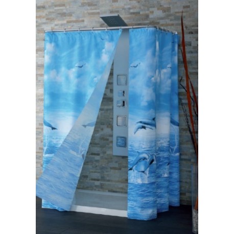TENDA DOCCIA CM.240X200 PVC TENDA DOCCIA CM.240X200 PVC