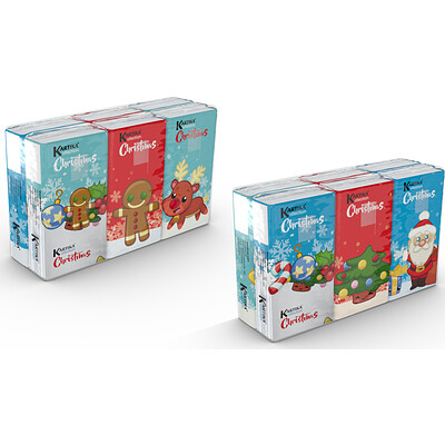 Christmas fazzoletti pz.6