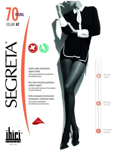 Segreta collant young 70 tg.3 nero