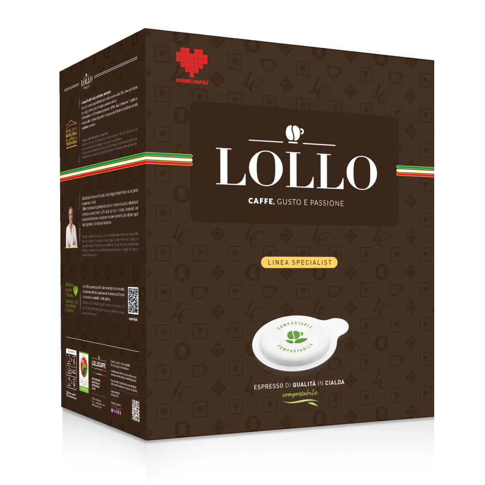 Lollocaffe cialde argento pz.150