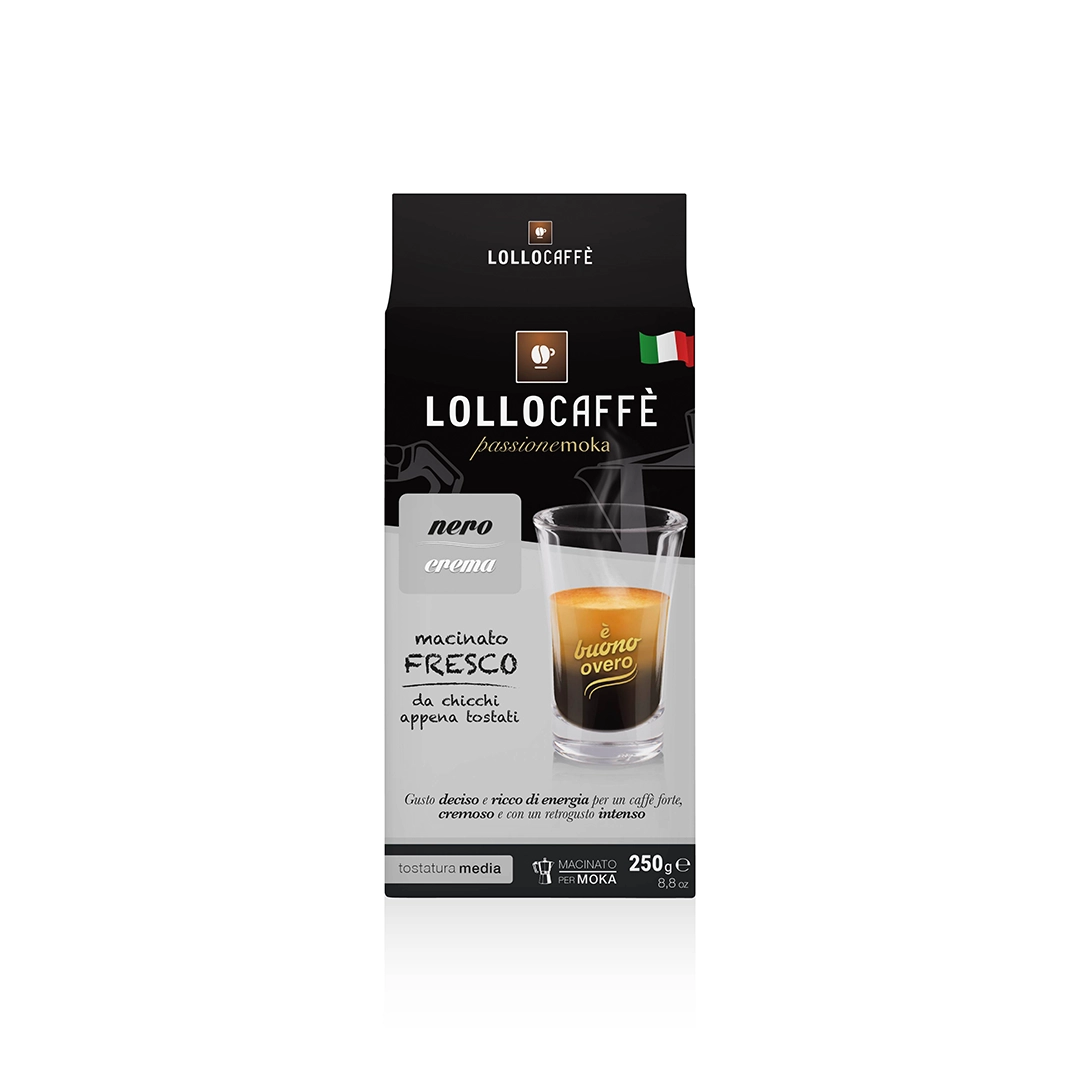 Lollocaffe macinato miscela nero gr.250