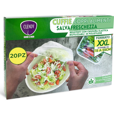 Clendy cuffia salvafreschezza xxl pz.20