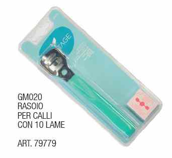 VANTAGE RASOIO CALLI 10 LAME GM020 VANTAGE RASOIO CALLI 10 LAME GM020