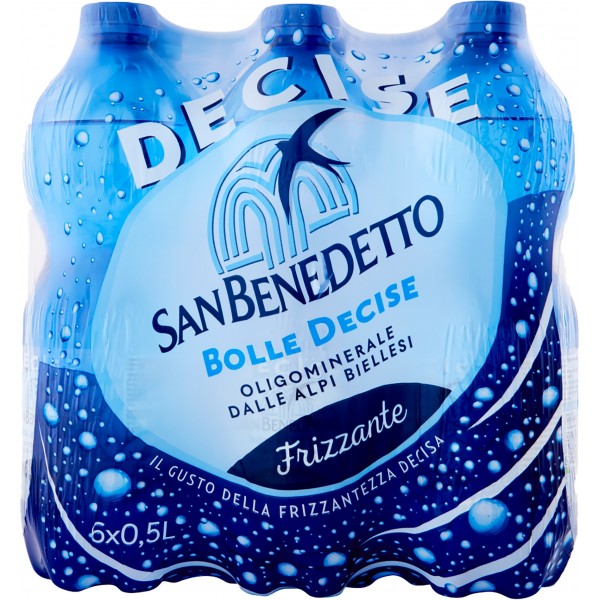 San benedetto acqua frizzante ml.500 x 6