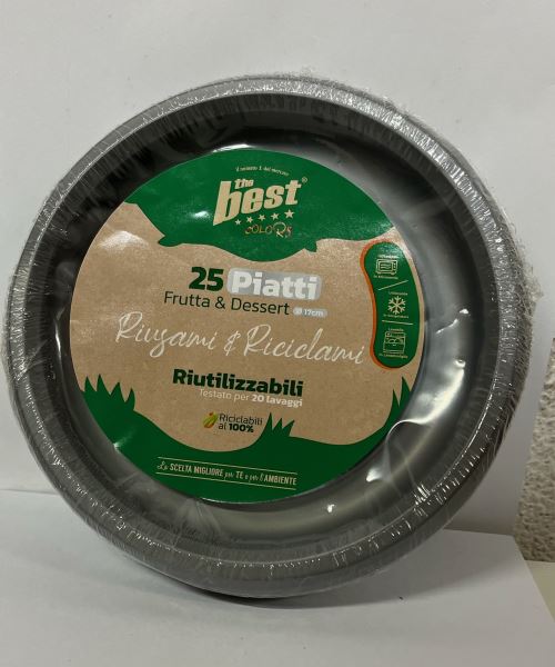 THE BEST PIATTO DESSERT ARGENTO RIUTIL.PZ.25 THE BEST PIATTO DESSERT ARGENTO RIUTIL.PZ.25