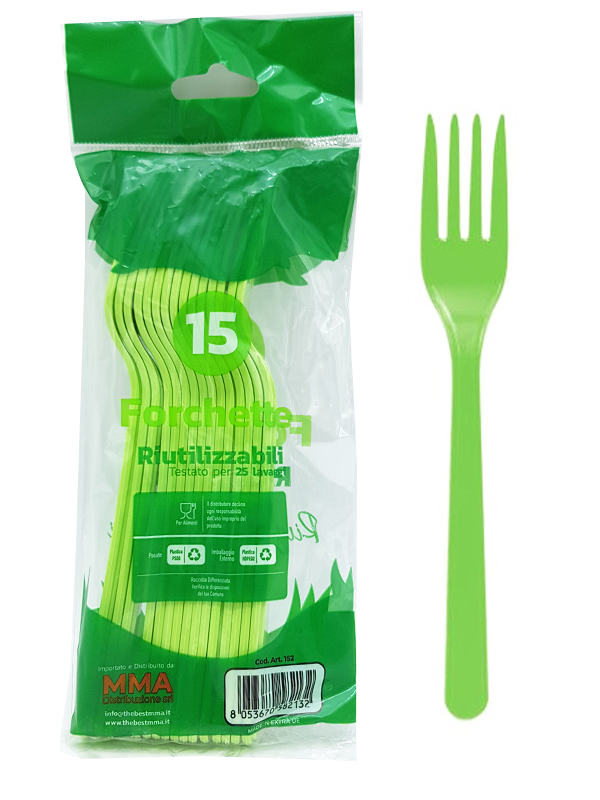 THE BEST FORCHETTE VERDI RIUTILIZZ.PZ.15 THE BEST FORCHETTE VERDI RIUTILIZZ.PZ.15