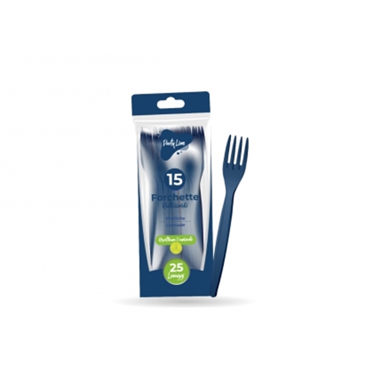 THE BEST FORCHETTE BLU RIUTILIZZABILI PZ.15 THE BEST FORCHETTE BLU RIUTILIZZABILI PZ.15