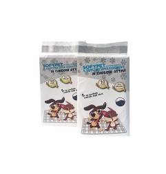 SOFY PET TAPPETI ANIMALI CARBONI CM.60X60 PZ.10 SOFY PET TAPPETI ANIMALI CARBONI CM.60X60 PZ.10