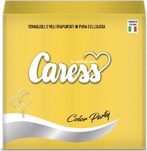 Caress tovagliolo party giallo 2v Caress tovagliolo party giallo 2v
