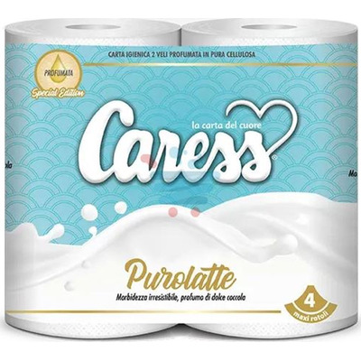 Caress igienica purolatte 2 veli pz.4