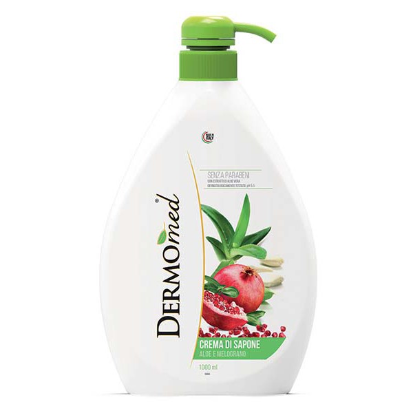 Dermomed sapone aloe e melograno dosatore ml.1000