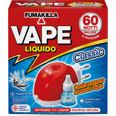 VAPE EMANATORE LIQUIDO CLASSICO 60 NOTTI