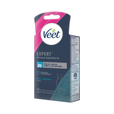 VEET EXPERT STRISCE VISO SENSIBILI PZ.12 VEET EXPERT STRISCE VISO SENSIBILI PZ.12