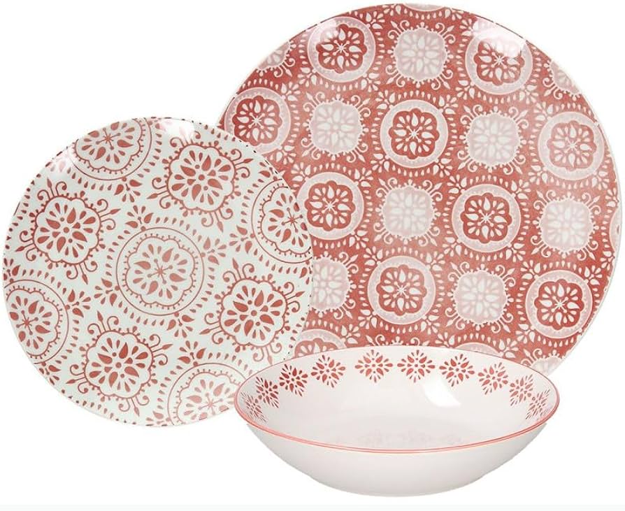 Tognana servizio piatti metropol coral pz.18