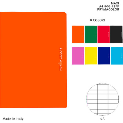 PRYMA QUADERNO MAXI A4 0A