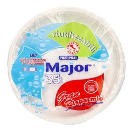 MAJOR PIATTO PIANO RIUTILIZZABILI PZ.35 MAJOR PIATTO PIANO RIUTILIZZABILI PZ.35