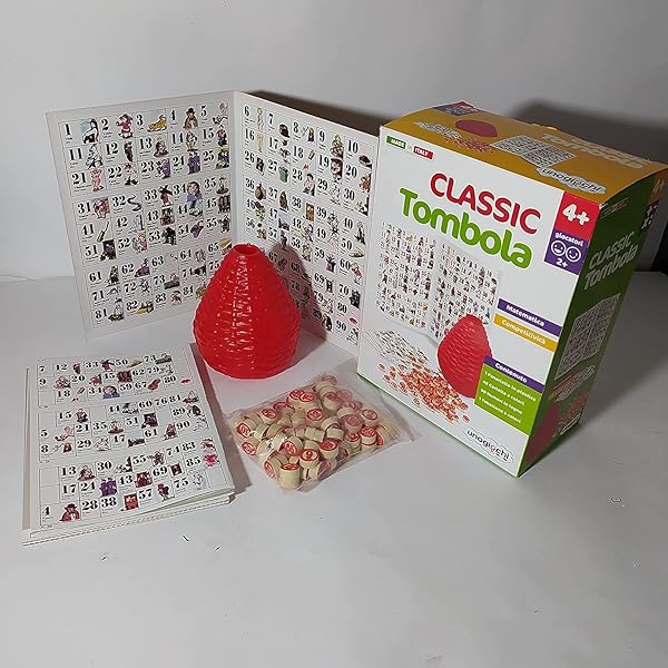 TOMBOLA SET COMPLETO PANIERE PLASTICA TOMBOLA SET COMPLETO PANIERE PLASTICA