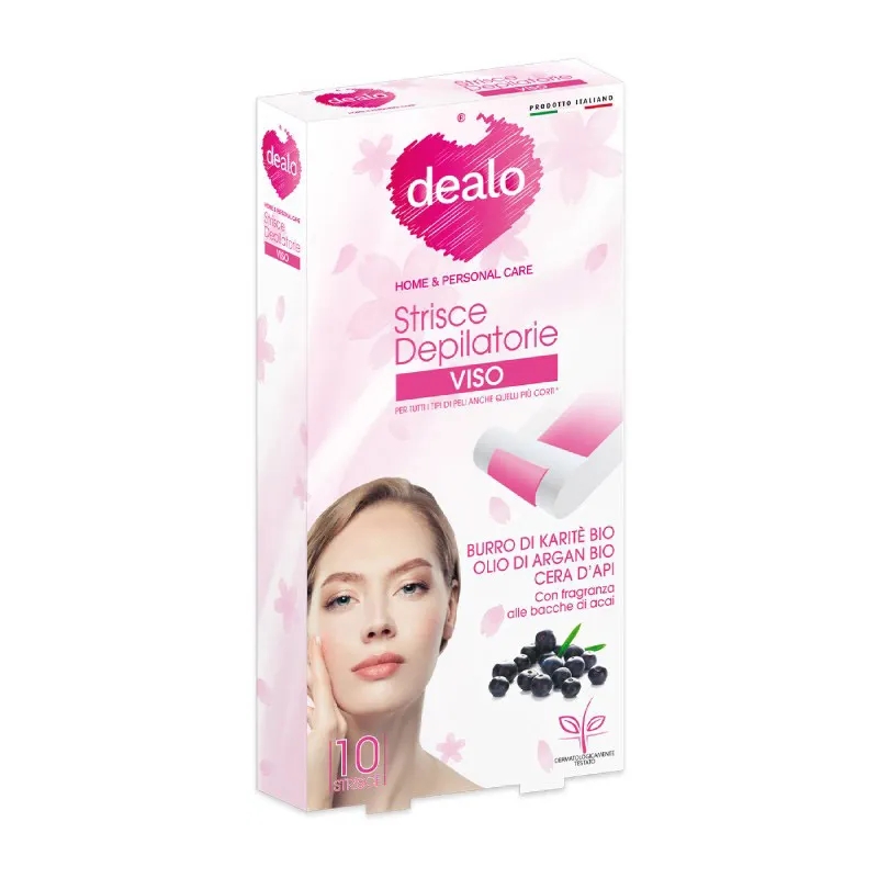DEALO STRISCE DEPIL.VISO PZ.10