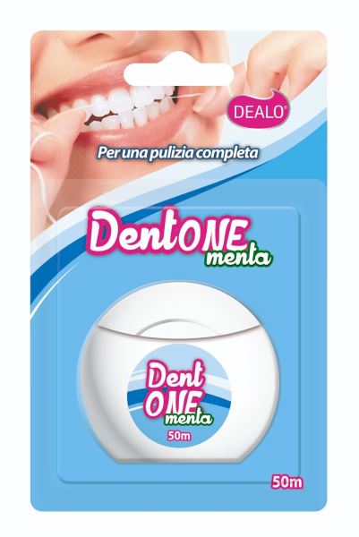 Dealo filo interdentale cerato menta mt.50