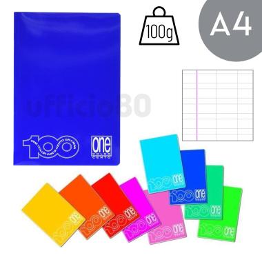 Quadernone a4 rigatura a gr.100 18+1ff