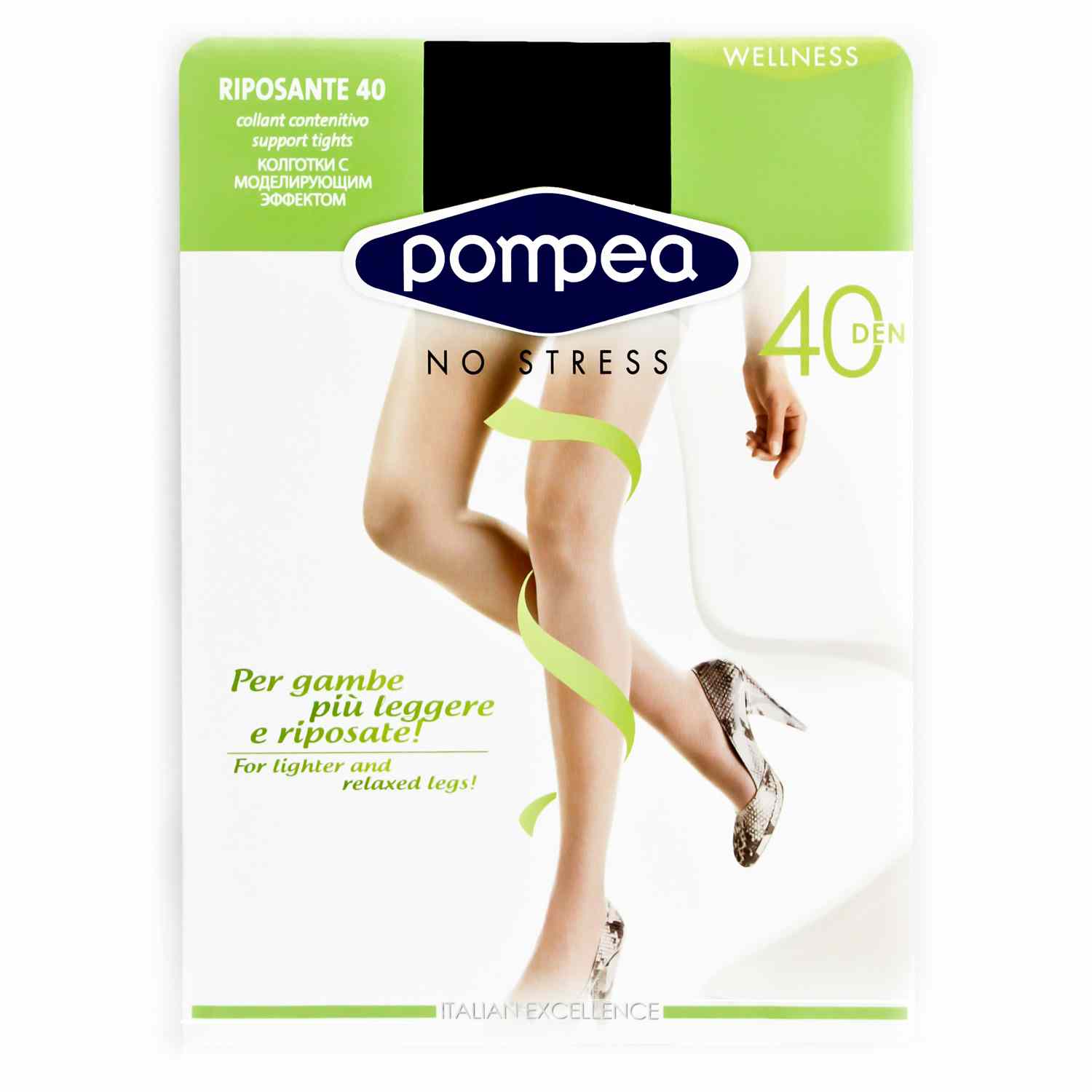 POMPEA 40DEN RIPOSANTE TG.1/2 NERO POMPEA 40DEN RIPOSANTE TG.1/2 NERO