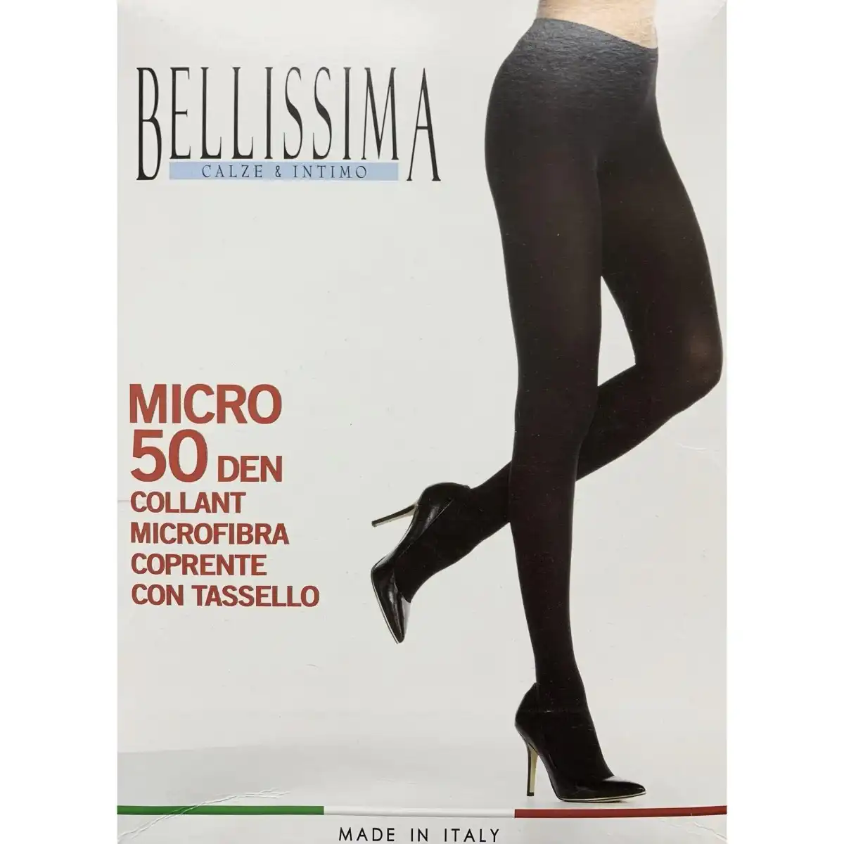Bellissima collant microfibra 50den tg.5 nero