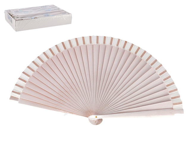 VENTAGLIO LISCIO BIANCO CM.22.5