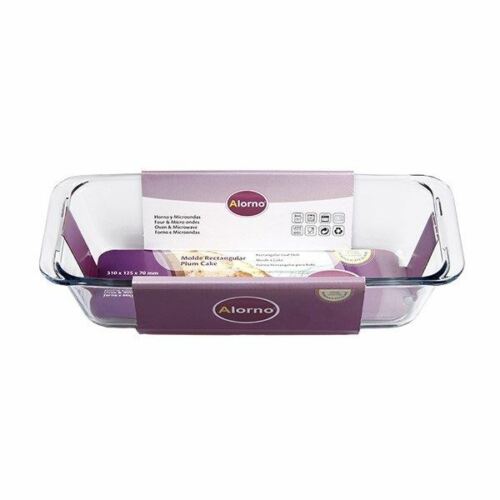 ALORNO TEGLIA PLUM CAKE VETRO CM.31X12.5XH.7 ALORNO TEGLIA PLUM CAKE VETRO CM.31X12.5XH.7