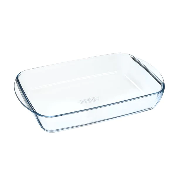 TEGLIA RETTANGOLARE VETRO CM.40X27 TEGLIA RETTANGOLARE VETRO CM.40X27